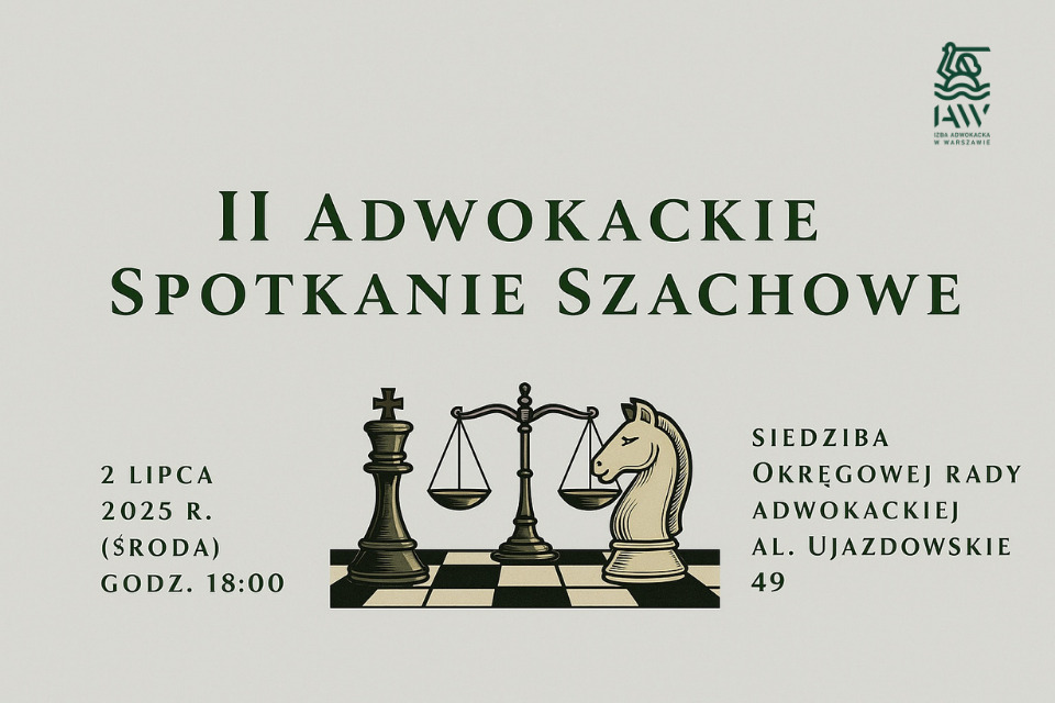 II spotkanie szachowe członkiń i członków Izby Adwokackiej w Warszawie