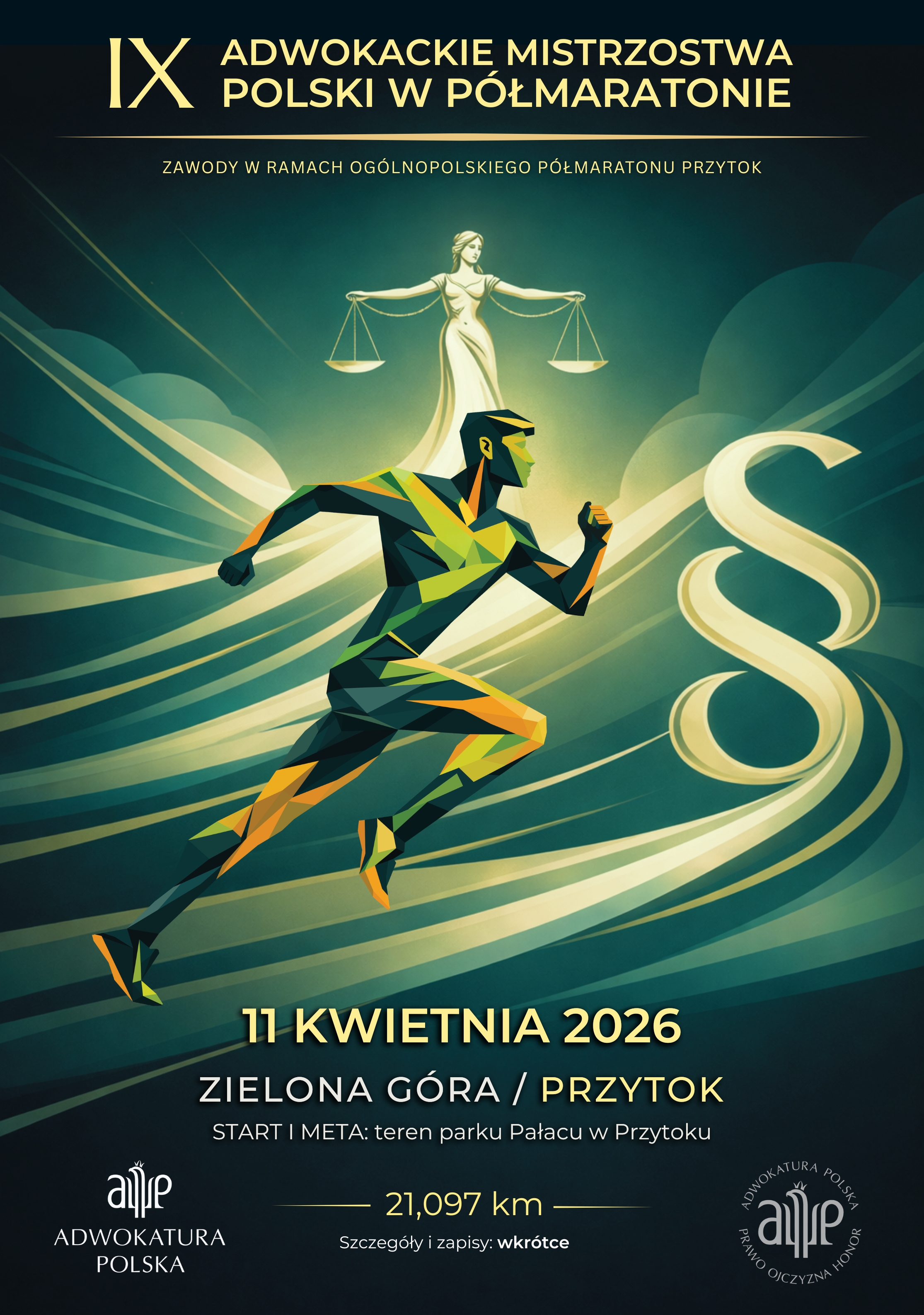 Zaproszenie na IX Adwokackie Mistrzostwa Polski w Półmaratonie